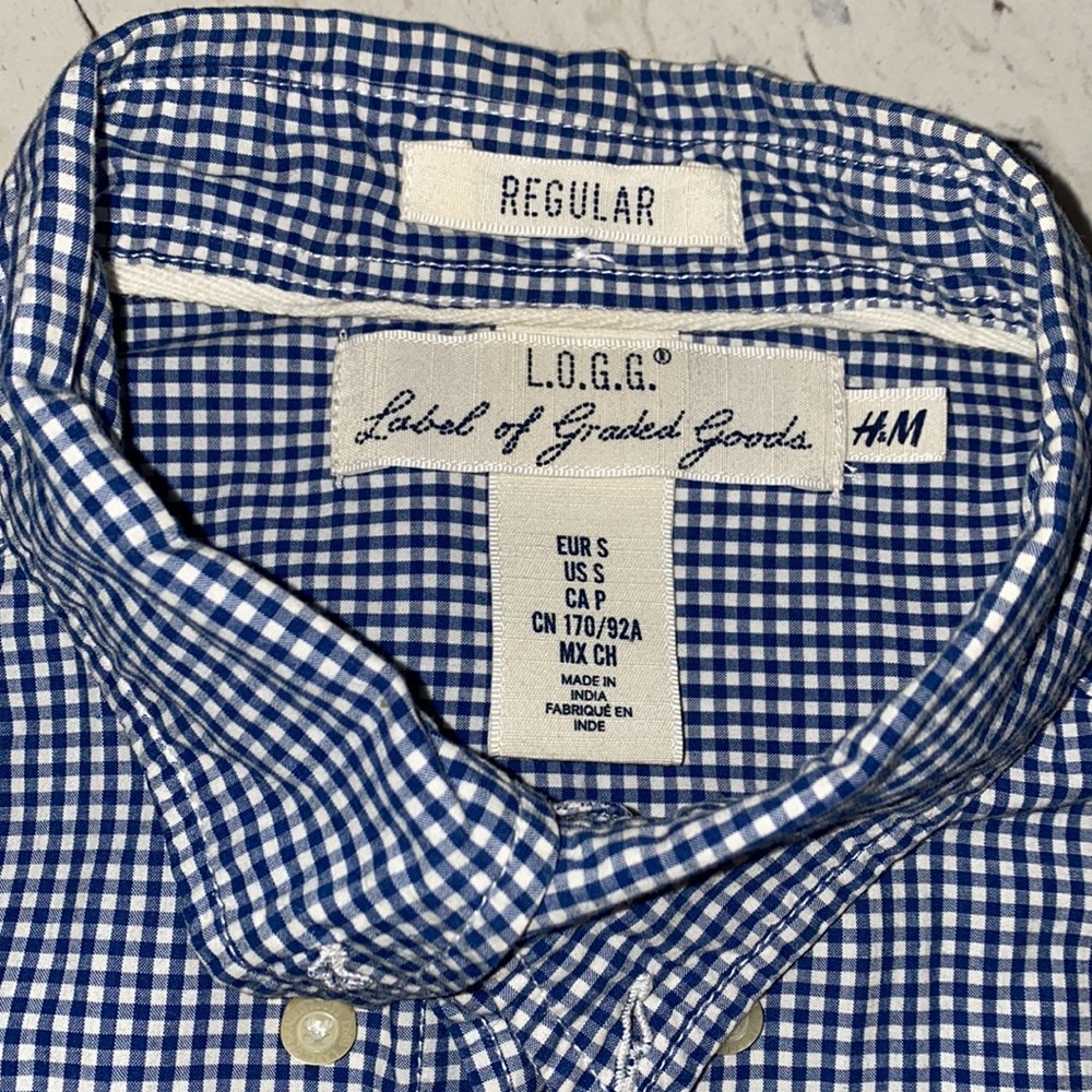 H&M Blue Button Down - Picture 2 of 4